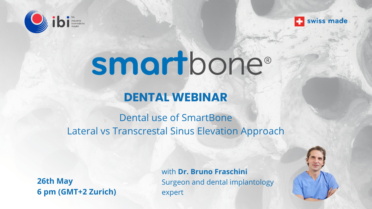 Smartbone Wedge 26 May 2026 Webinar - Dental use of SmartBone - Lateral vs Transcrestal ...